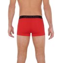 HOM 2 Pack HO1 Herren Boxershorts Boxerlines  1 rot 1 schwarz D045 M