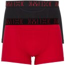 HOM 2 Pack HO1 Herren Boxershorts Boxerlines  1 rot 1...