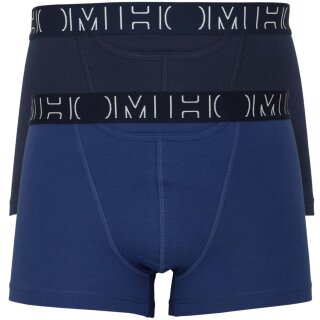 HOM 2 Pack HO1 Herren Boxershorts Boxerlines  1 bright blue 1 navy L