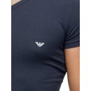 EMPORIO ARMANI 2er Pack Herren Slim Fit Stretch Baumwolle V-Neck T-Shirts Marine/Marine L
