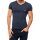 EMPORIO ARMANI 2er Pack Herren Slim Fit Stretch Baumwolle V-Neck T-Shirts Marine/Marine L