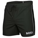 BOSS Starfish Herren Badeshorts mit Paspeln Logo Taschen...