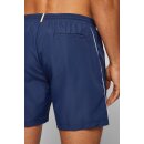 BOSS Schnell trocknende Badeshorts mit Paspeln und Logo Blau/Navy XXL