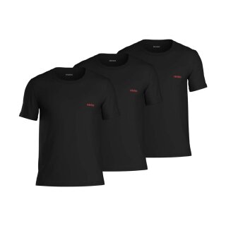 HUGO Dreier-Pack T-Shirts aus Baumwolle mit Logo-Print M 001/Black