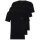 HUGO Dreier-Pack T-Shirts aus Baumwolle mit Logo-Print M 001/Black