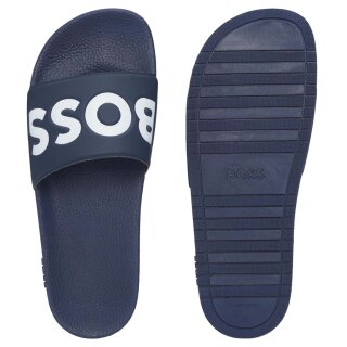 BOSS Badelatschen Strandschuhe Aryeh_Slid_npvlg - 50536835 41 EU Dark Blue405