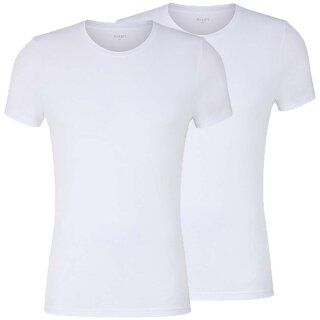 JOOP! O-Ausschnitt Rundhals 2er Pack Crewneck T-Shirts Everyday Weiß/White M